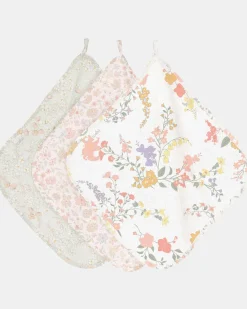 Baby Washcloth Muslin-3pcs>Toshi Best Sale