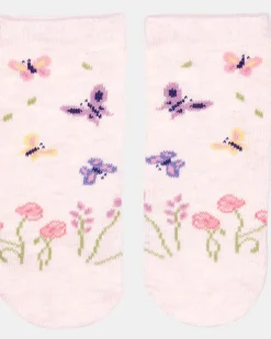 Organic Socks Ankle Jacquard>Toshi Sale